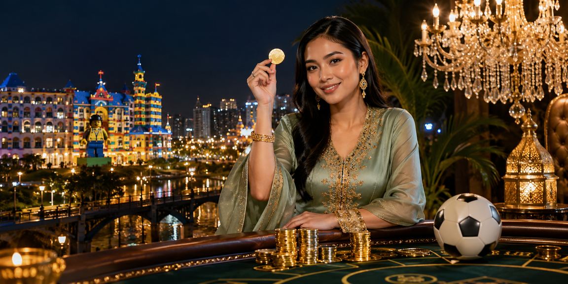 Suasana perayaan Hari Raya bersama promosi kasino menarik di Malaysia